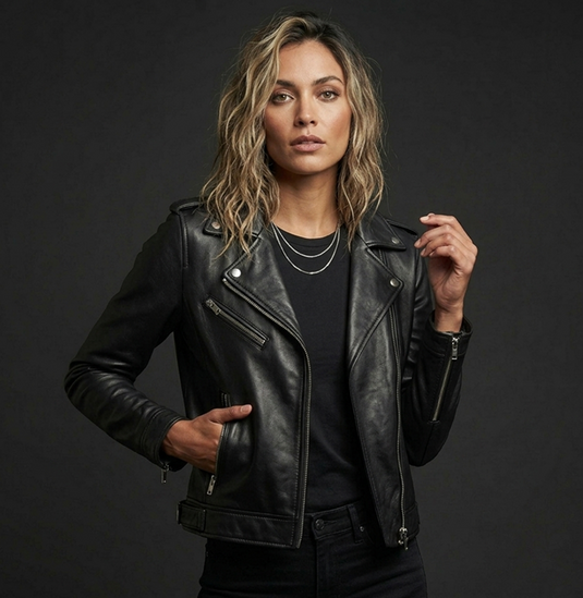 Translation missing: en.Black Biker Jacket