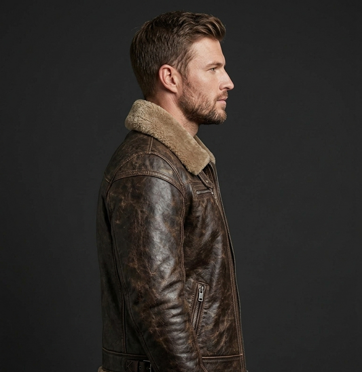Translation missing: en.Brown Shearling Jacket