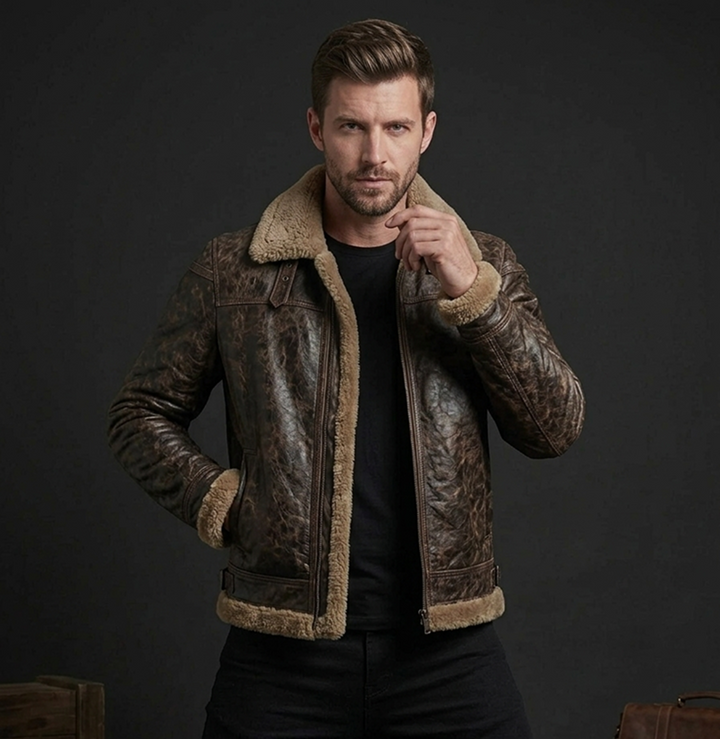 Translation missing: en.Brown Shearling Jacket