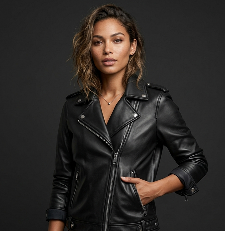 Translation missing: en.Black Biker Jacket